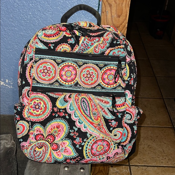 Colorful Paisley Women's Backpack - Picture 1 of 4